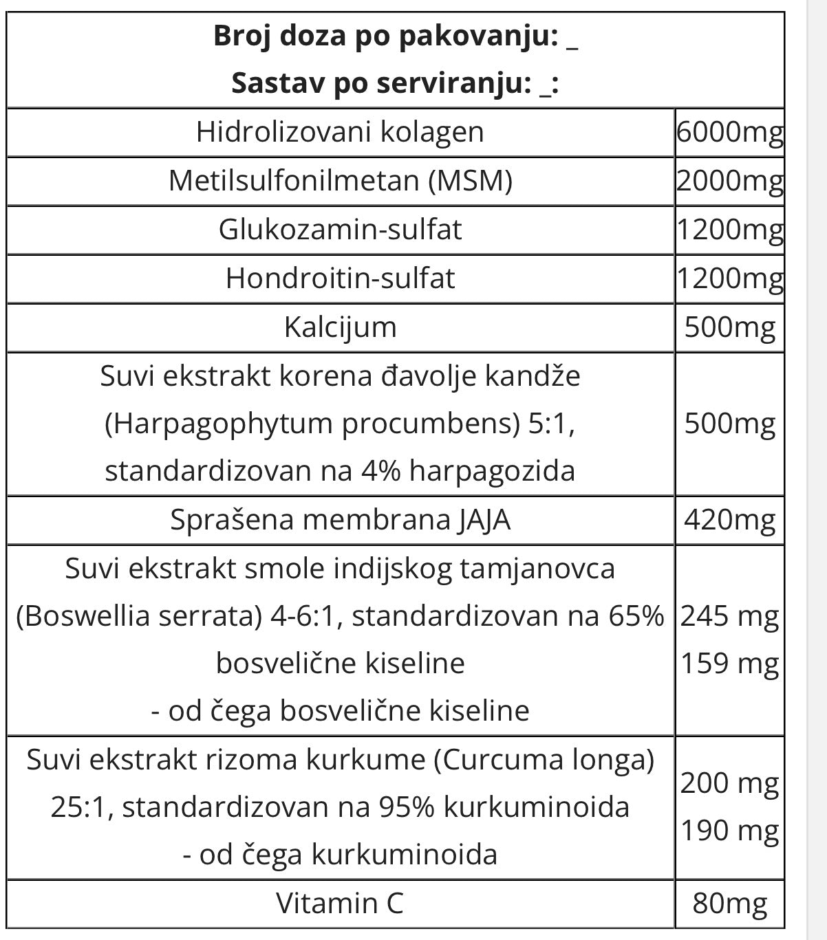BioTechUSA Arthru Forte 340g TROPSKO VOCE