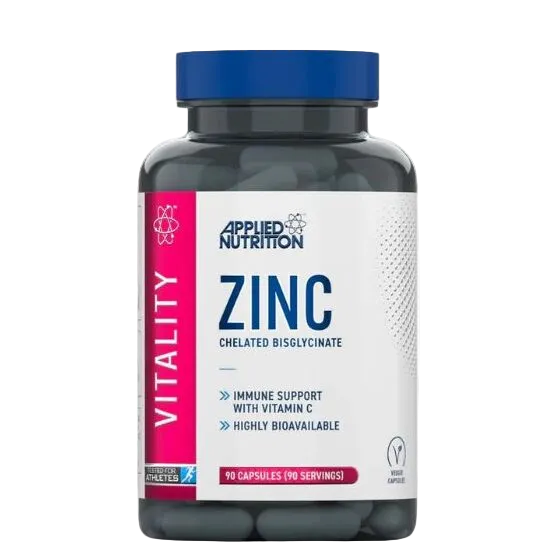 Applied Nutrition Zinc Bisgl 90caps