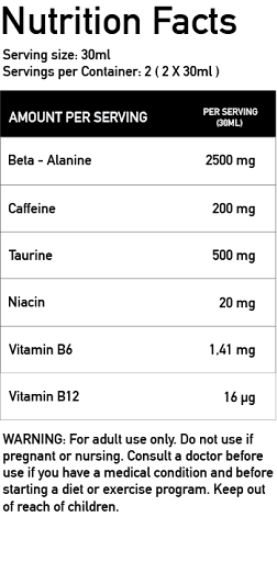 P5 Pre-Workout Shot – Borovnica