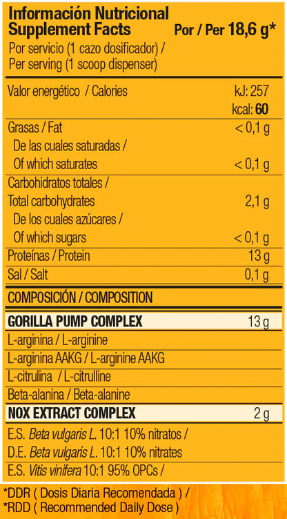 Moons Truck Zero preworkout/reaktor bez kofeina 540g Fruit Fight