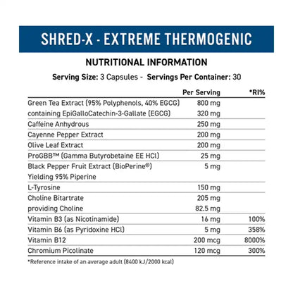 Basic ShredX - Fat Burner Formula