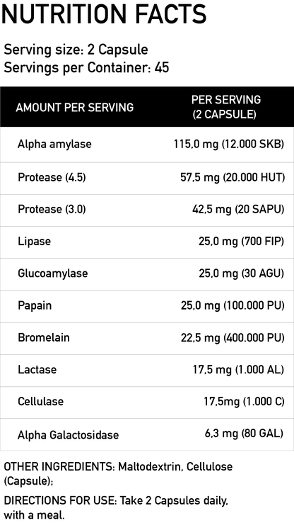 Basic Digestive Pro Enzimi 90caps