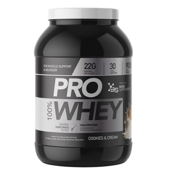 Basic PRO Whey - Cookies & Cream (908g)