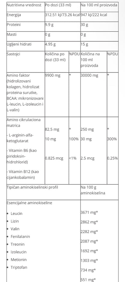 BioTechUSA Liquid Amino pomorandža 1000ml