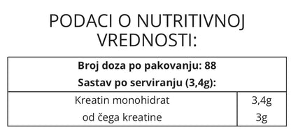 Body Attack Creatine 300g