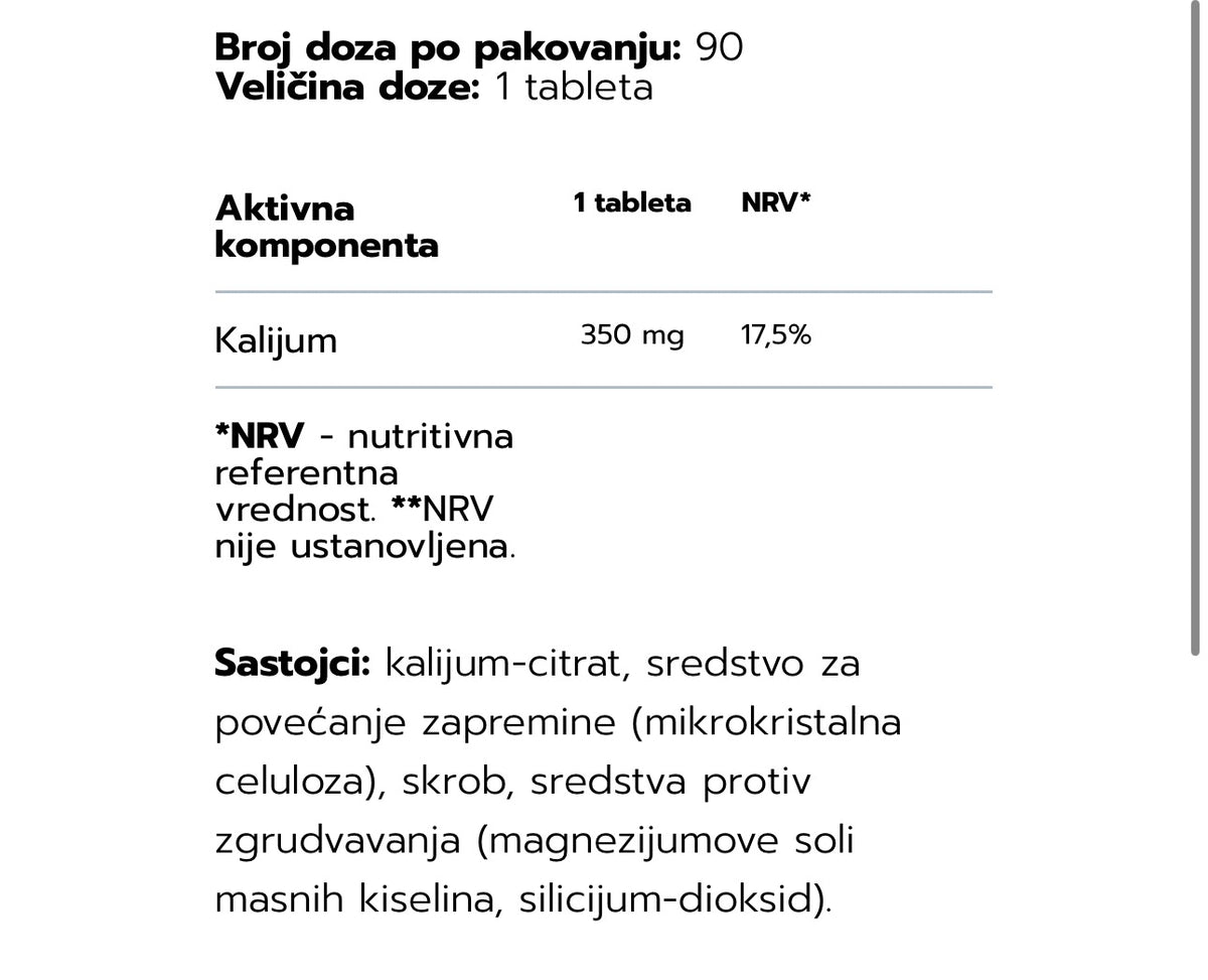 Potassium Ostrovit