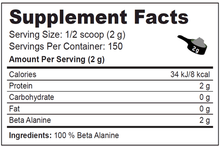 Vitalikum Beta Alanine 300g