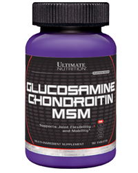 Ultimate Nutrition Glucosamine + Chondroitin + MSM (90tablets)