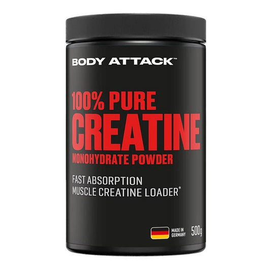 100% Pure Creatine Monohydrate Kreatin Monohidrat Powder Body Attack 500g