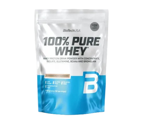 BioTechUSA 100% Pure Whey Protein 400g - Cookies & Cream
