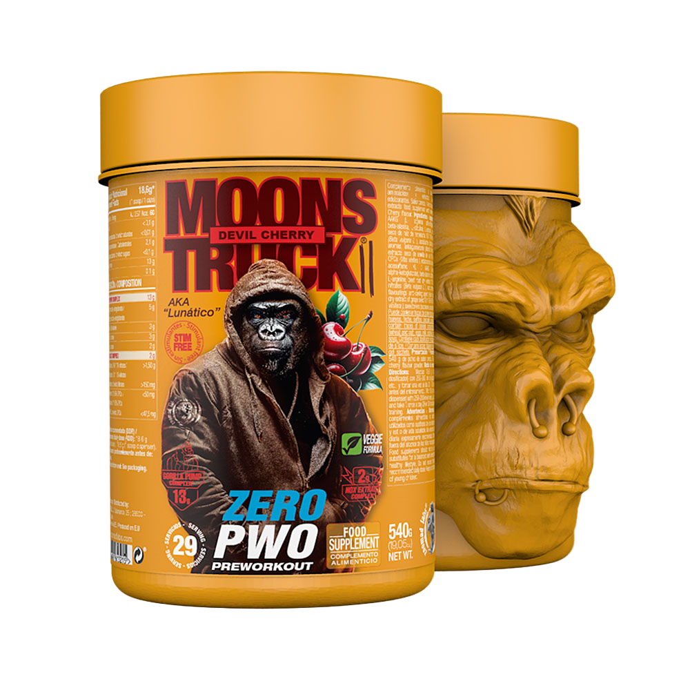 Moons Truck II Preworkout bez kofeina Zero Devil Cherry 540g