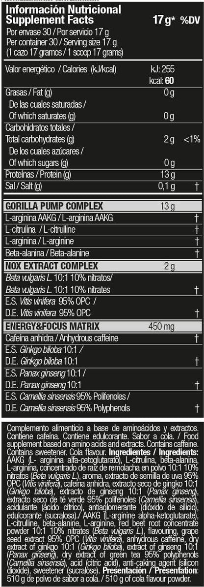 MOONS TRUCK 510G Fruit Fight preworkout/reaktor