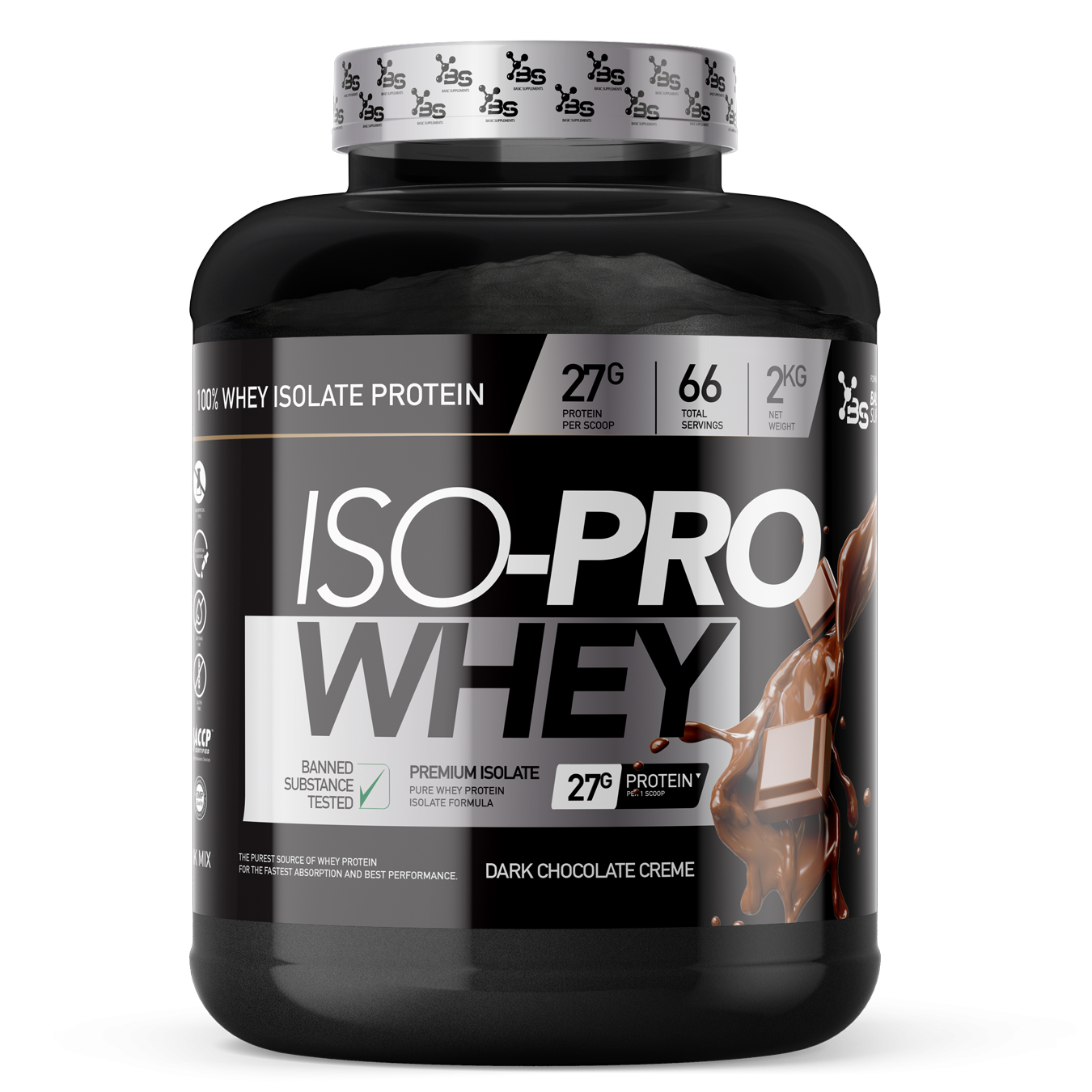 Basic Iso PRO – Dark Chocolate Cream (2kg)