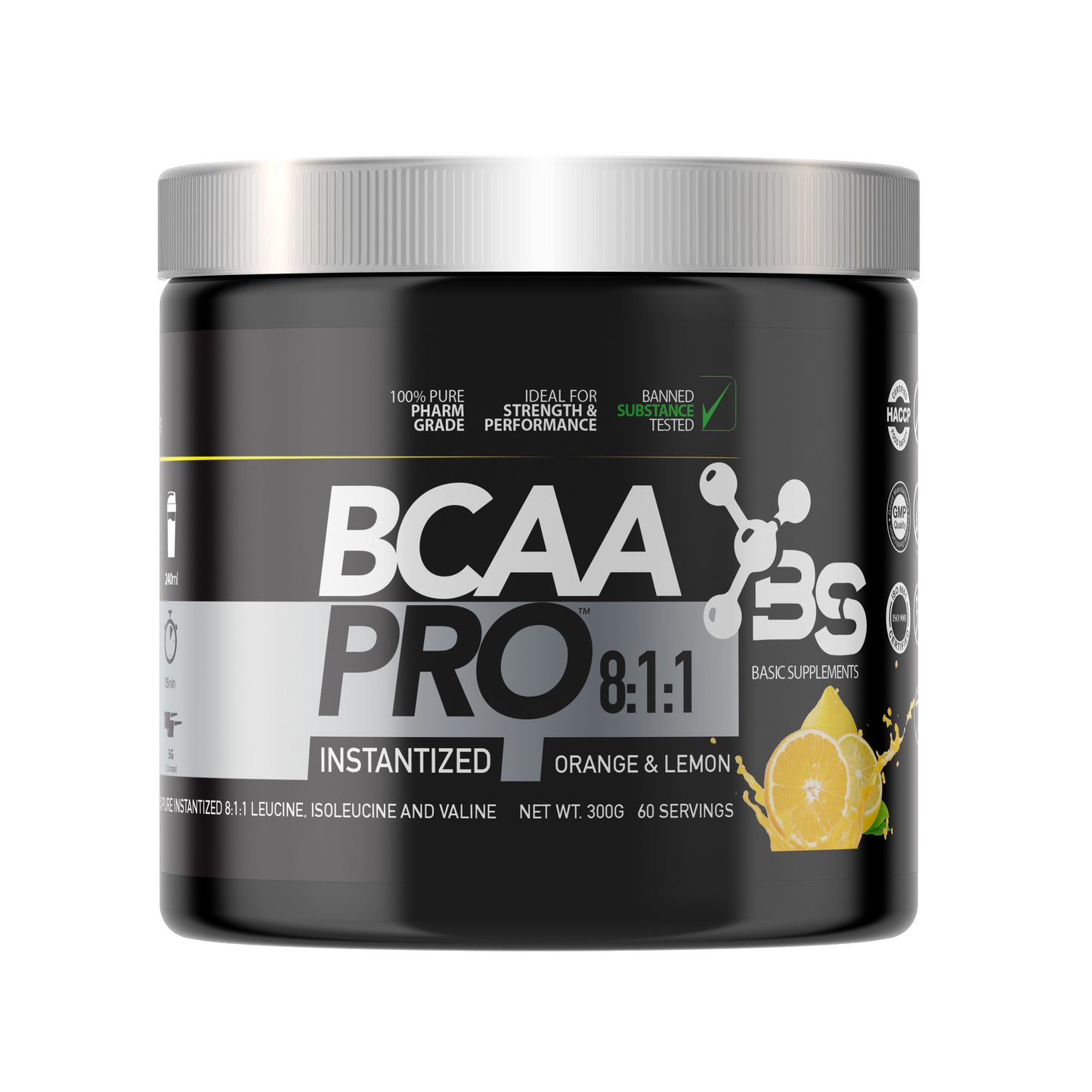Basic PRO BCAA 8:1:1 – Orange & Lemon