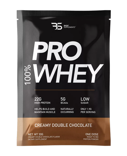 Basic PRO Whey – Creamy Double Chocolate (30g)