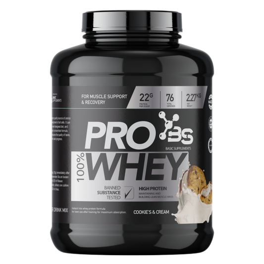 Basic PRO Whey – Cookies & Cream (2.27kg)