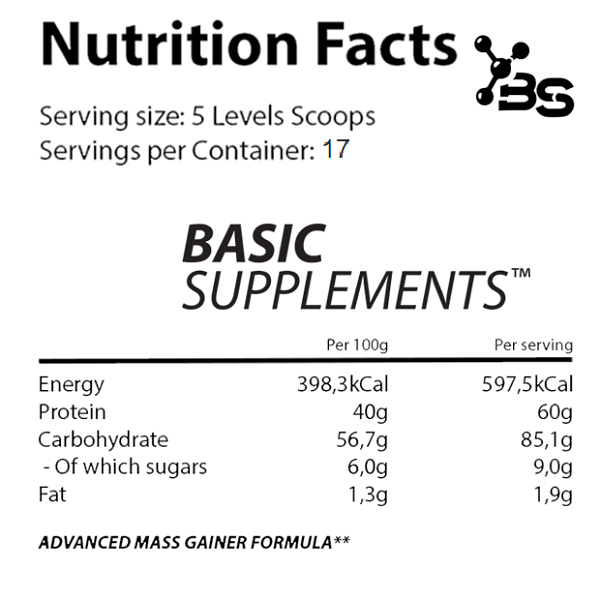 Basic PRO Mass- gejner jagoda 2.6kg
