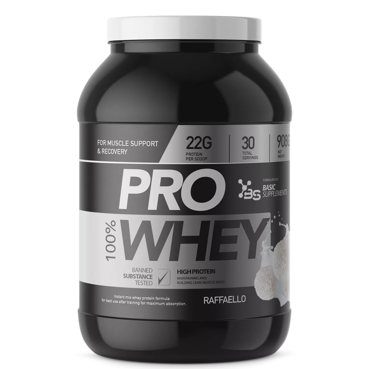 Basic PRO Whey – Raffaello (908g)