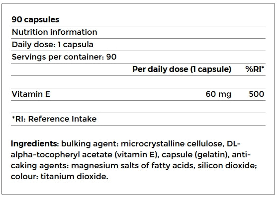 Yamamoto Vitamin E 90 caps